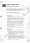 Aldis Ltd Aldis 2000 manual. Camera Instructions.